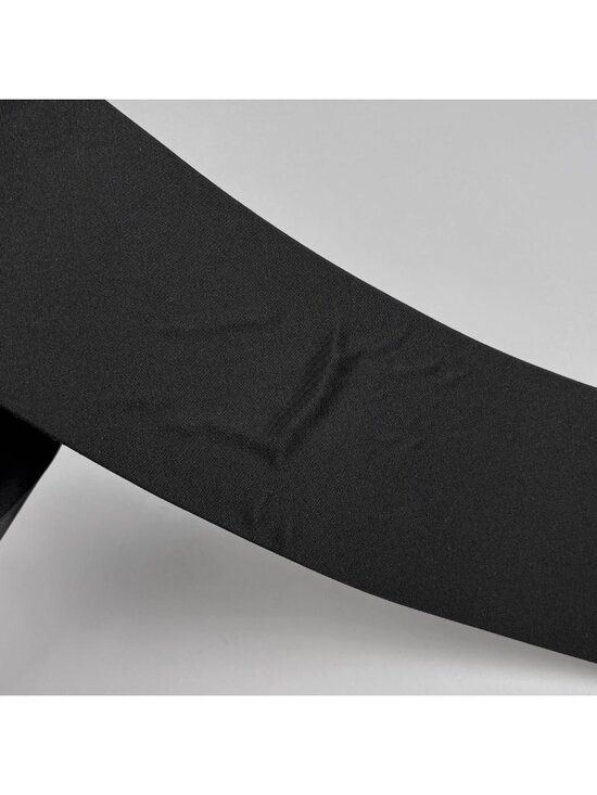 Chanel Black Leather CC Logo Buckle Belt 95 CM Chanel | TLC Chanel CC Logo Belt Ribbon Sash Fabric Leather Black